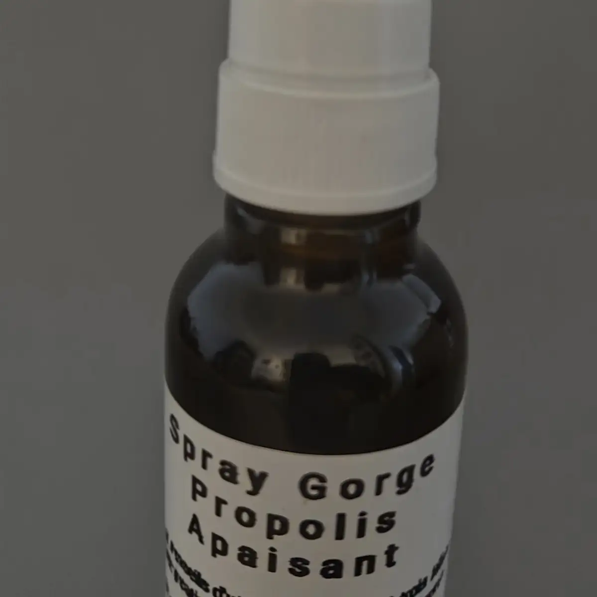 Spray gorge à la propolis