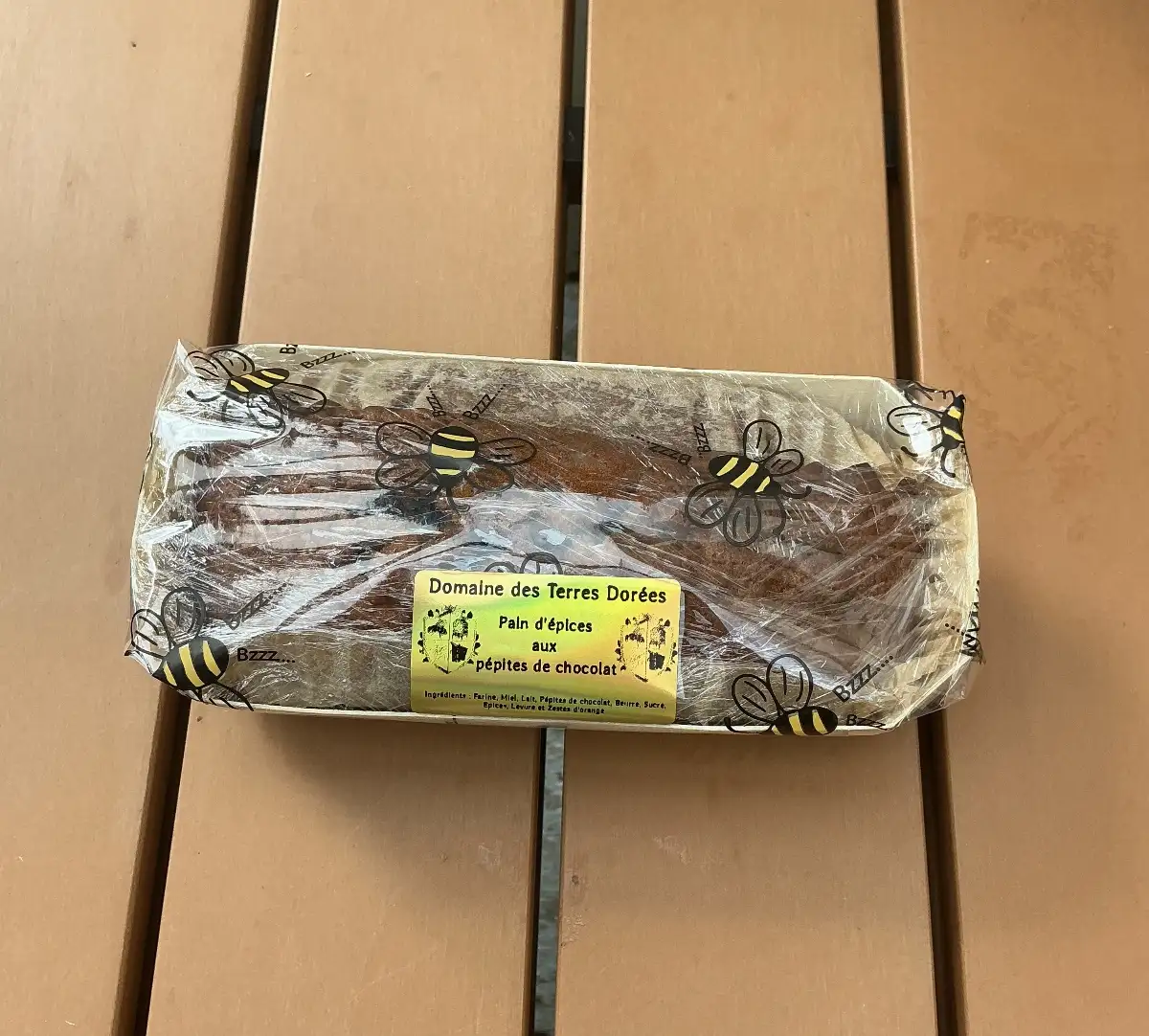 Pain d’épices aux pépites de chocolat 350g